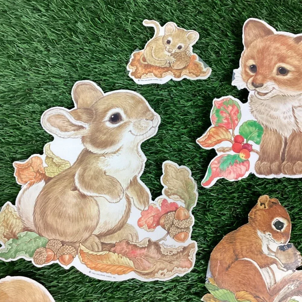 Vintage Easter Spring Window Card Art